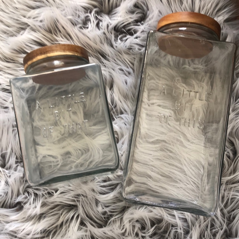 Kate Spade sold out Lenox medium and large canisters . Brand new without box